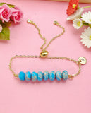 Natural Regalite Imperial Jasper Sea Sediment Jasper Bracelet, Gold Natural Gemstone Jewelry, N6360B