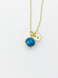 Apatite Heart Necklace in Gold or Silver, Natural Gemstone Jewelry, Birthday Gifts, Personalized Customized Gifts, N6345