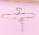 Silver Otoscope Charm Bracelet, Otoscope Charm, Audiology Medical Device Charm, Doctor Gift, Personalized Gift, N773B