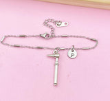 Silver Otoscope Charm Bracelet, Otoscope Charm, Audiology Medical Device Charm, Doctor Gift, Personalized Gift, N773B