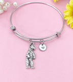 Bear Charm Bracelet – Forest Animal Jewelry Gift, N6474