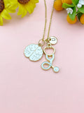 Anatomy Human Brain Stethoscope Charm Necklace – Medical Jewelry Gift for Neurologists, Nurses, Doctors & Healthcare Workers, N6516