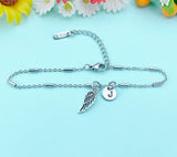 Guardian Angel Wing Charm Bracelet Sympathy Gift & Everyday Reminder, N1547C