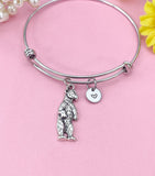 Bear Charm Bracelet – Forest Animal Jewelry Gift, N6474