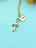 Ballet Dance Girl Charm Necklace – Dancer Jewelry Gift for Girls, Teens, Ballerinas & Dance Recital Celebrations, N6520
