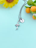 Ballet Dance Girl Charm Silver Necklace – Dancer Jewelry Gift for Girls, Teens, Ballerinas & Dance Recital Celebrations, N6520S