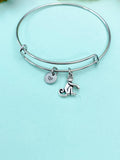 Silver Monkey Charm Bracelet, N1456