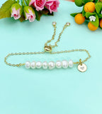 Pearl Bracelet, Natural Cultured Freshwater Pearl Bracelet, Pearl Jewelry, N6115P