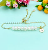 Pearl Bracelet, Natural Cultured Freshwater Pearl Bracelet, Pearl Jewelry, N6115P