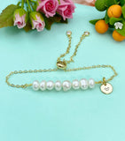 Pearl Bracelet, Natural Cultured Freshwater Pearl Bracelet, Pearl Jewelry, N6115P