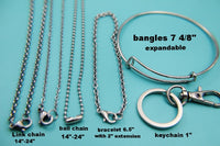 Silver Pig Charm Keychains, N6402