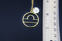 Gold Libra Charm Necklace Libra Zodiac Charm Libra Necklace Libra Pendant Libra Sign Of Zodiac Constellations Necklace Personalized Necklace