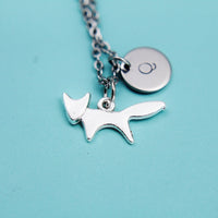 Silver Fox Charm Necklace, Sisters Necklace, Sister Gift, Gift for Sister, Sister Birthday Gift, Big Sister Gift, Giggles, Secrets, N2889