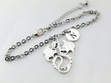 Silver Dragon Charm Bracelet, BN53