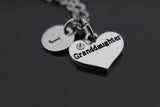 Granddaughter Gifts, Granddaughter Necklace, Grandma Grand Daughter Necklace, Granddaughter Charm, Personalized Necklace, Initial Necklace