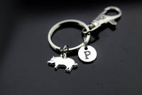 Pet Lover Gift Pet Gift 4H Gifts Pig Farm Gifts Farmer Gifts Pet Pig Lover Gifts, 4-H Gifts, Pig Keychain, Pig Charms, Personalized Keychain