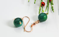 Agate Earrings, Natural Gemstone Jewelry, N3705