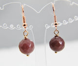 Jade Earrings, Natural Gemstone Jewelry, N3706
