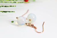 Opal Earrings, Gemstone Jewelry