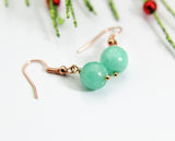 Jade Earrings, Natural Gemstone Jewelry