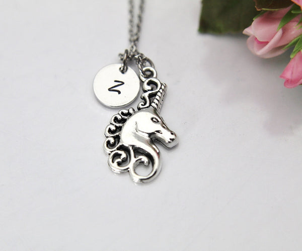 Unicorn Necklace,  Unicorn Charm, Fairytale Gift, Fantasy Gift, Personalized Gift, Best Friend Gift, Coworker Gift, Girlfriend Gift