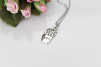 French Fries Necklace, Foodie Gift, Personalized Gift, N2262A