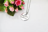 No Matter Where Necklace, Silver No Matter Where Charm, Personalized Gift, Best Friend Gift, Coworker Gift, Sister Gift, BFF Gift, BFF01