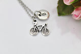 Bicycle Necklace, Silver or Gold Option, N157