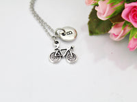 Bicycle Necklace, Silver or Gold Option, N157