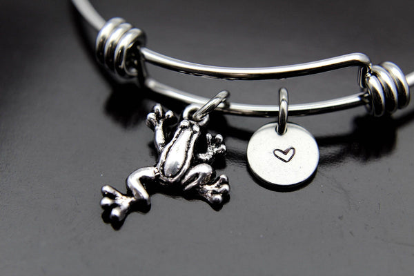Frog Bracelet, Personalized Gift, N2276