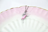 Ballet Necklace, Dance Necklace, Ballet Charm, Dance Charm, Ballet Gift, Dance School Gift, Ballet School Gift, Ballet Gift, N225