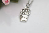 French Fries Necklace, Foodie Gift, Personalized Gift, N2262A