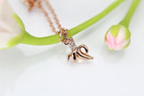 Banana Necklace, Rose Gold Banana Charm Necklace, Banana Charm, Fruit Charm, Food Charm, Rose Gold Necklace, Dainty Necklace, Womens Gift