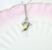 Ballet Necklace, Dance Necklace, Ballet Charm, Dance Charm, Ballet Gift, Dance School Gift, Ballet School Gift, Ballet Gift, N226