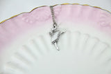 Ballet Dance Necklace, Ballet Charm, Dance Charm, Dance School Gift, Ballet School Gift, Ballet Gift, N227