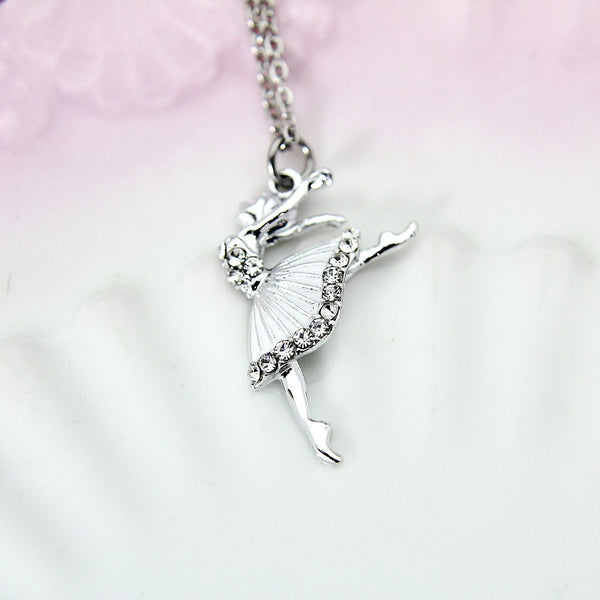 Ballet Dance Necklace, Ballet Charm, Dance Charm, Dance School Gift, Ballet School Gift, Ballet Gift, N227