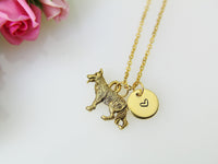 Gold German Shepherd Charm Necklace Best Seller Christmas Gifts, N474