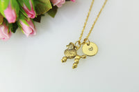 Best Christmas Gift, Gold French Poodle Charm Necklace, Dog Charm, Animal Charm, Personalized Pet Gift, Christmas Gift, N496