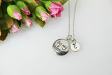 Stainless Steel Be My Valentine Charm Necklace, Be My Valentine Charm,  Girlfriend Jewelry, Personalized Gift, Christmas Gift, N516