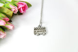 Best Christmas Gift, Double Decker Bus Necklace, Bus Charm, Double Decker Bus Jewelry, Bus Gift, Personalized Gift, Christmas Gift, N528