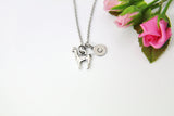 Llama Necklace, Llama Charm, Alpaca Necklace, Silver Alpaca Charm, Animal Charm, Pet Gift, Farmer Gift, N1033
