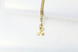 Fork Necklace, TINY Gold Fork Necklace, Dainty Necklace, Delicate Minimal Necklace, Mother's Day Gift, Sister Gift, G051