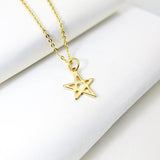 Star Necklace, Gold Star Necklace, Tiny Star Charm, Mothers Day Gift, Dainty Necklace, Delicate Minimal, Best Friend Gift Sister Gift G064