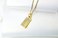 Gold Abacus Necklace, BN5196