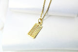 Gold Abacus Necklace, BN5196