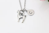 Llama Necklace, Llama Charm, Alpaca Necklace, Silver Alpaca Charm, Animal Charm, Pet Gift, Farmer Gift, N1033