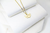 TINY Cute Gold Dinosaur Necklace, Dainty Necklace, N4977
