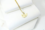 TINY Cute Gold Dinosaur Necklace, Dainty Necklace, N4977
