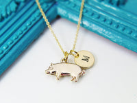 Best Christmas Gift Gold Pig Charm Necklace, Pig Charm, Farm Animal Charm, Farmer Gift, Pet Gift, 4 H Gift, N1121