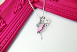 Ballet Charm Necklace, Dance Necklace, Ballet Charm, Dance Charm, Ballet Gift, Dance School Gift, Ballet School Gift, Ballet Gift N224